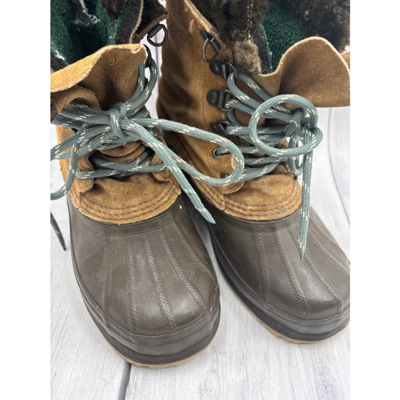 Vintage Kaufman Sorel Boots, Tan & Brown size 8.5? - Picture 4 of 12